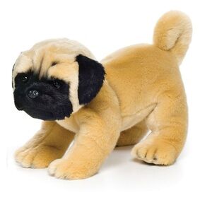Demdaco and AnimalCraft Plush Animal "Top Dog Pug" Size S/M New!